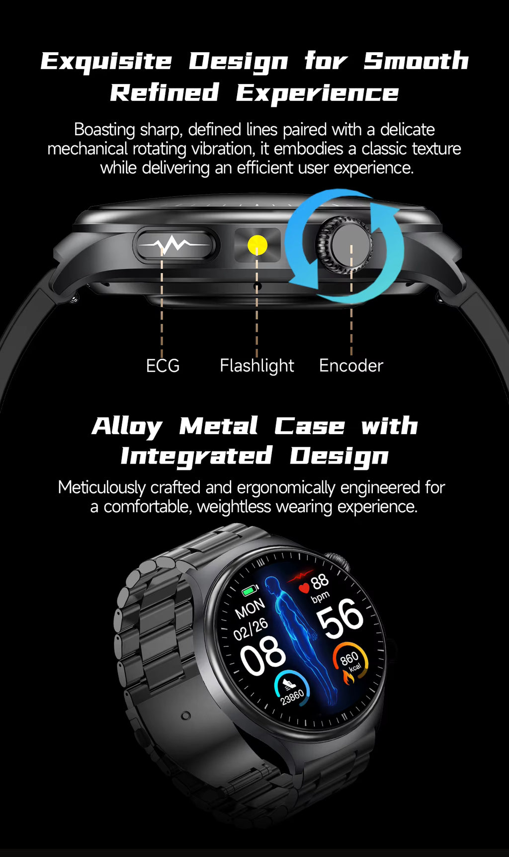 NVK LIFE TIME™ | Flagship Wellness Intelligence Smartwatch