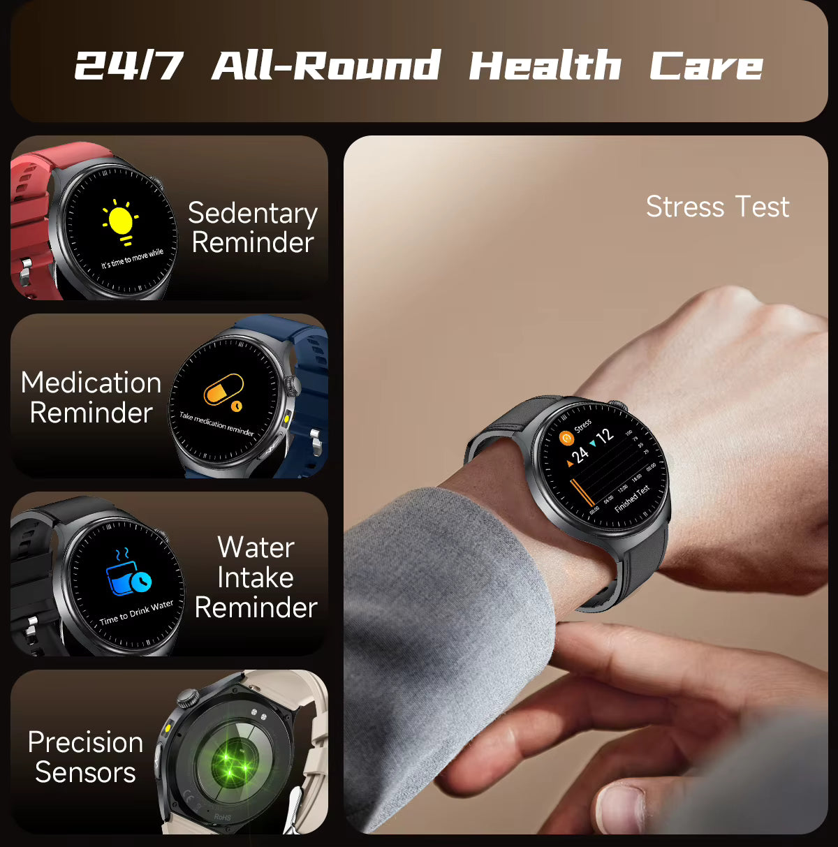 NVK LIFE TIME™ | Flagship Wellness Intelligence Smartwatch